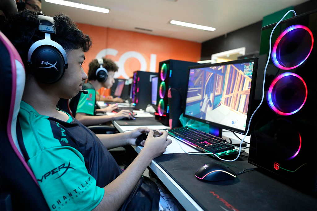 Sede do projeto AfroGames, em Vigário Geral (Foto: Rafael Campos)