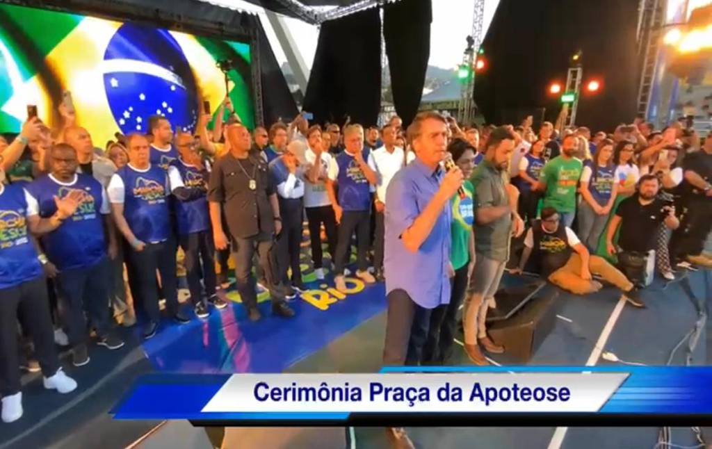 Presidente Bolsonaro em Cerimônia no Rio de Janeiro