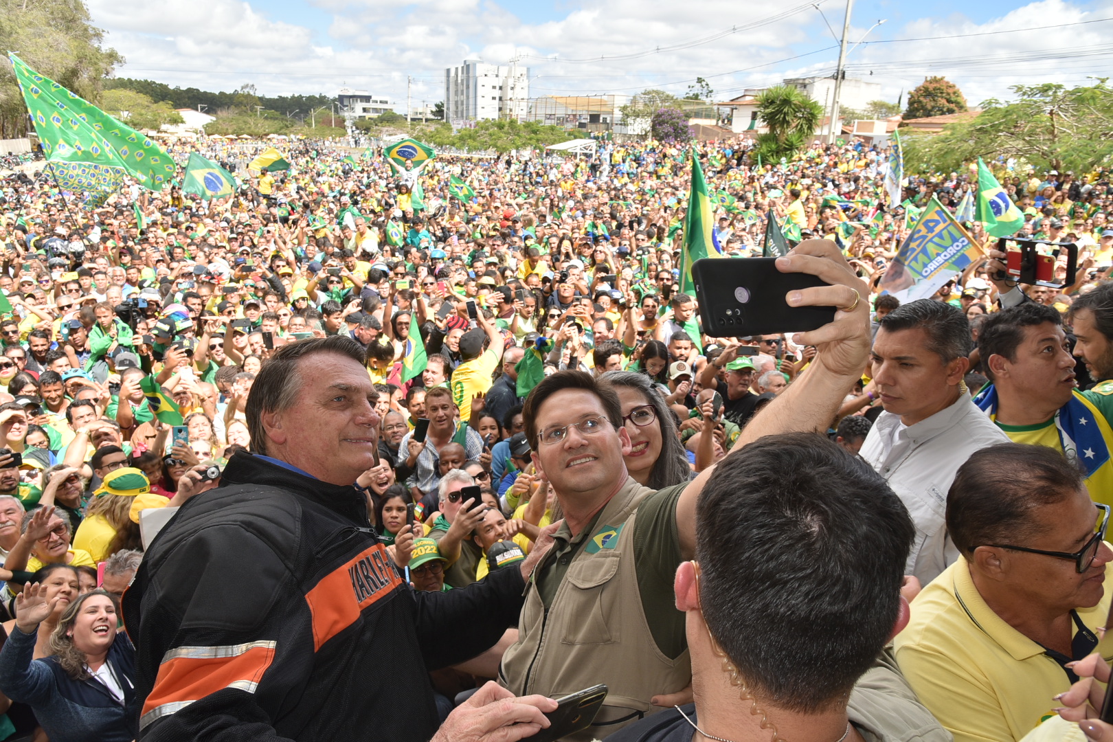 Bolsonaro cumpre agenda de campanha em Vitória da Conquista (BA) -Fotos: Max Haack