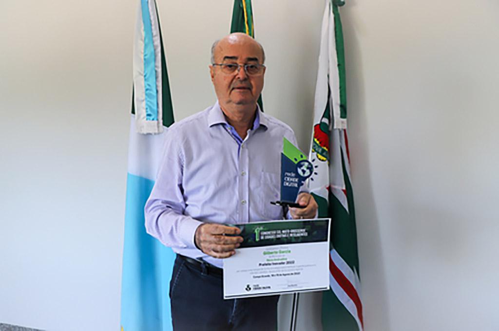 Prefeito José Gilberto Garcia, chefe do poder executivo de Nova Andradina