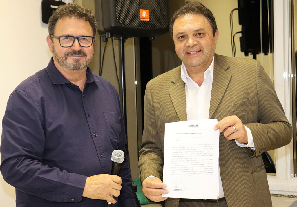 Deputado Marcos Damasio e Osvaldo Baradel