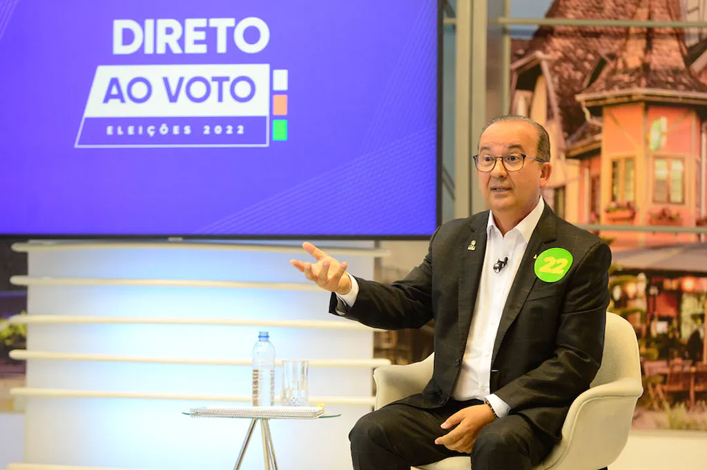 Candidato ao Governo do Estado, Jorginho Mello (PL-SC)