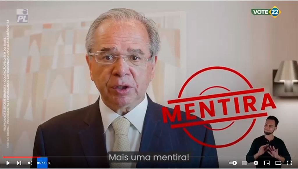 Esclarecimentos do Ministro Paulo Guedes