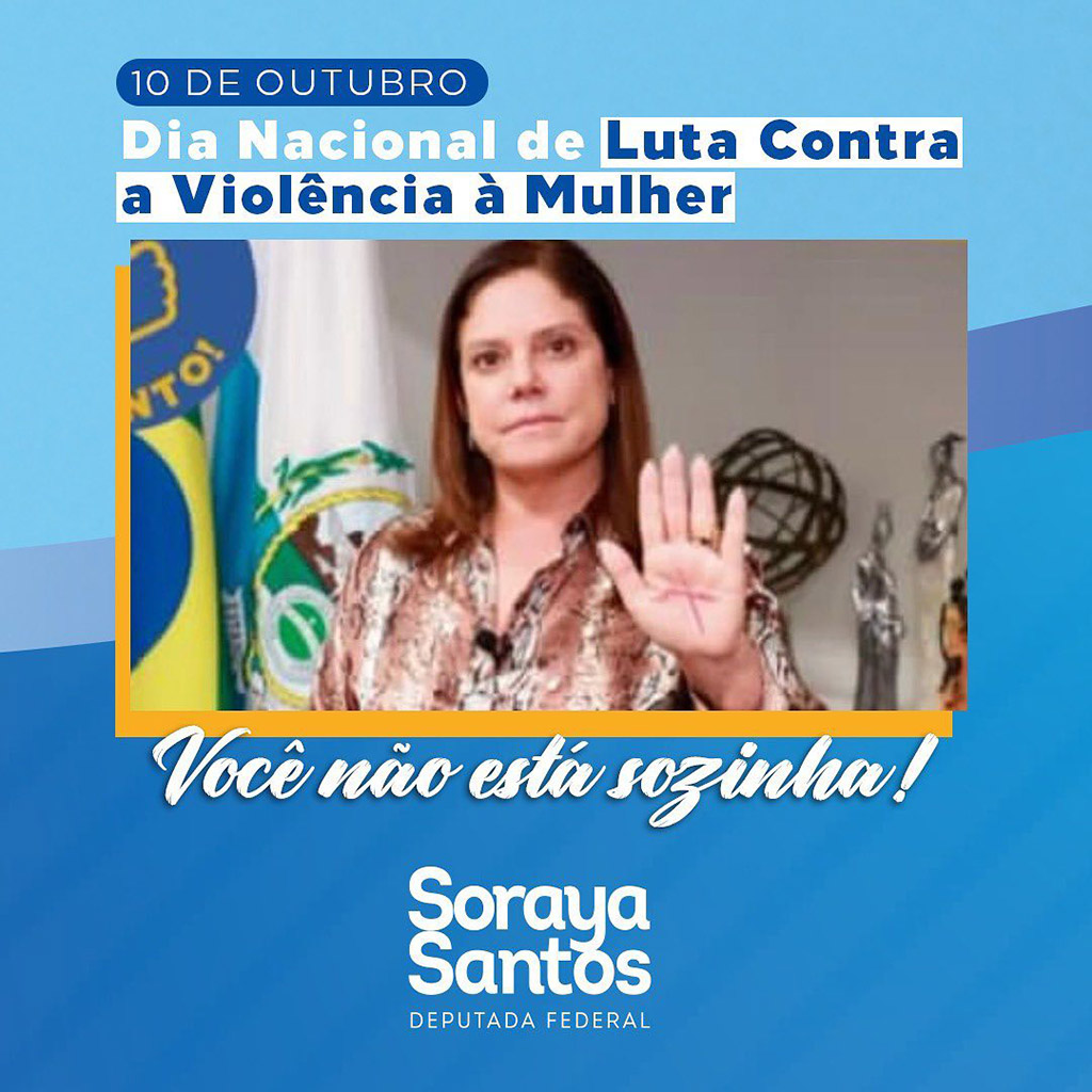 Presidente nacional do PL Mulher, deputada federal Soraya Santos (PL-RJ)