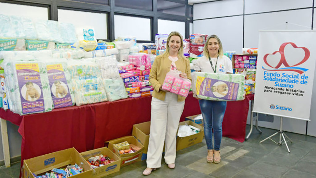 Entrega de itens foi feita pelo Instituto Nacional de Tecnologia e Saúde (INTS) após campanha de arrecadação interna com equipes que atuam em Suzano