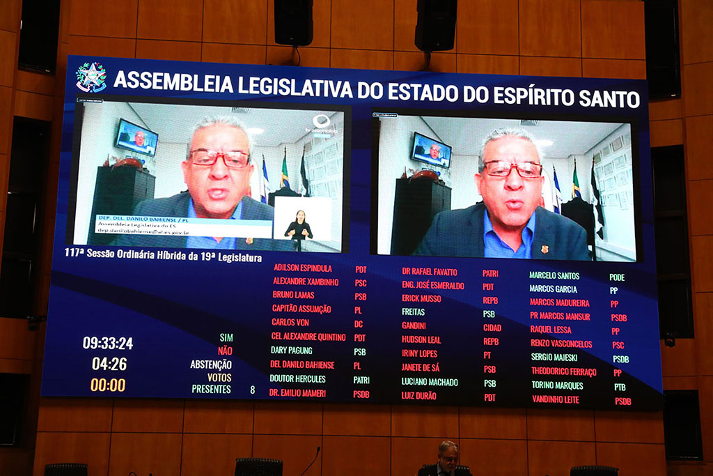 Deputado estadual Delegado Danilo Bahiense (PL-ES)
