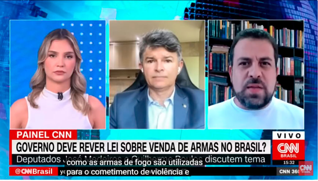 Em debate, Medeiros condena uso político de chacina e defende CACs