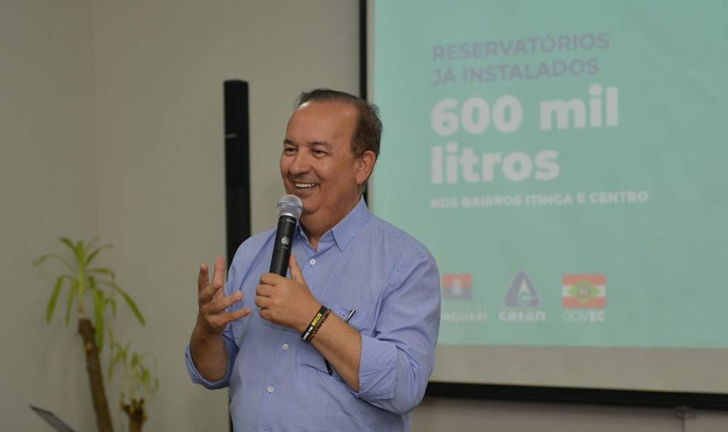 Governo do Estado investe R$ 30 milhões para garantir abastecimento de água em Araquari por 20 anos