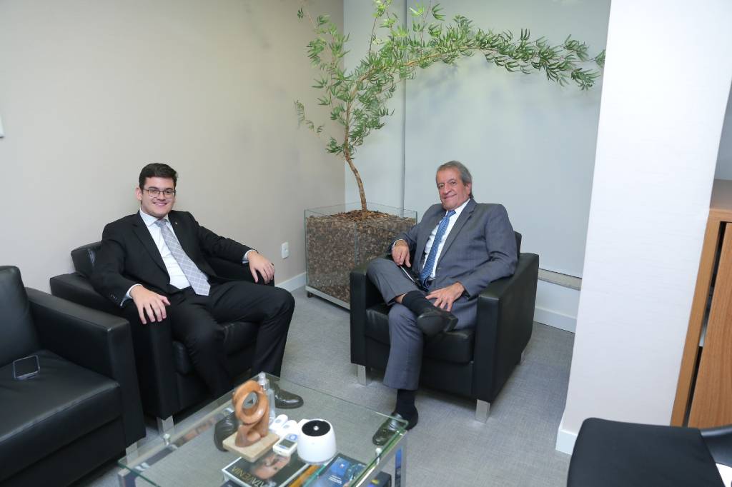 Deputado Carmelo Neto e o presidente do PL, Valdemar Costa Neto