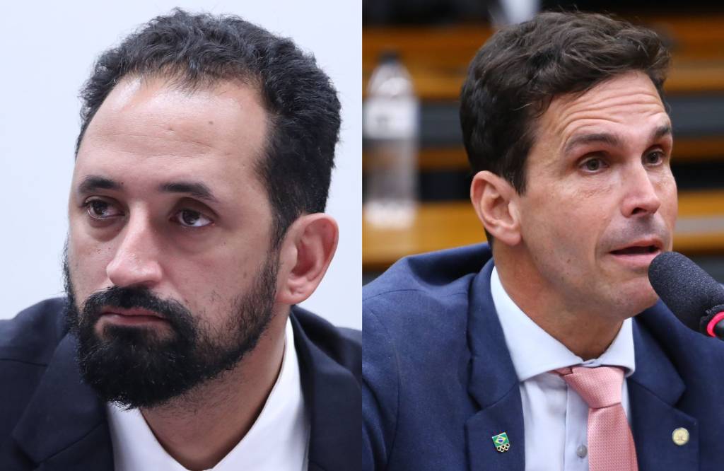 Deputados Maurício do Vôlei (PL-MG) e Luiz Lima (PL-RJ)