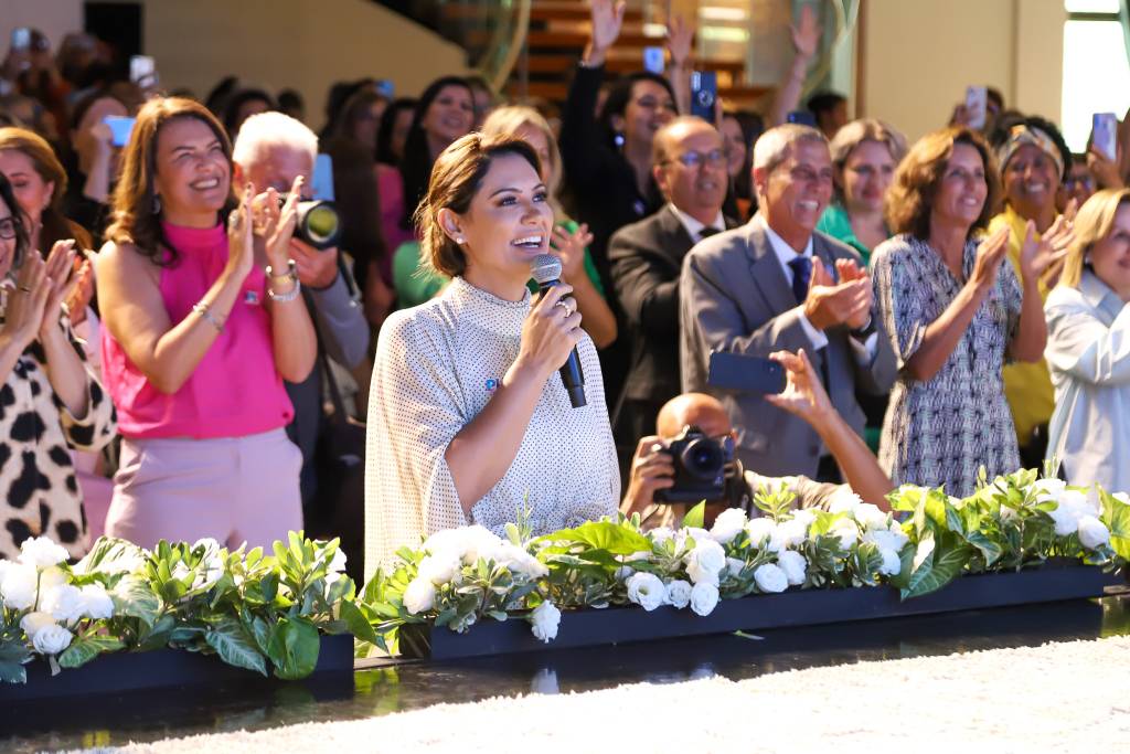 Presidente nacional do PL Mulher, Michelle Bolsonaro - Foto: Natanael Alves/PL