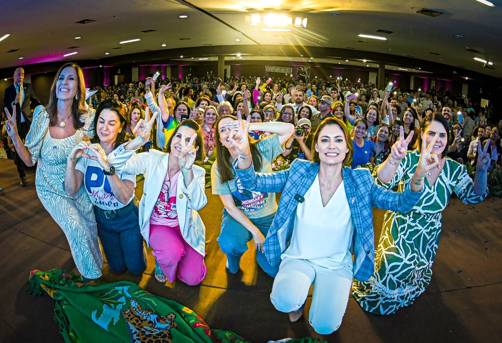 Mais de 2 mil pessoas participaram do evento do PL Mulher no Mato Grosso (Foto: Zack Stenci/PL)