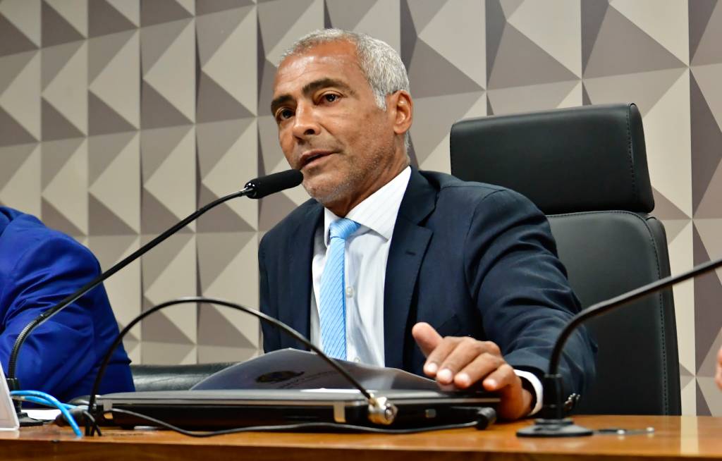 Senador Romário (PL-RJ) (Foto: Waldemir Barreto/Agência Senado)