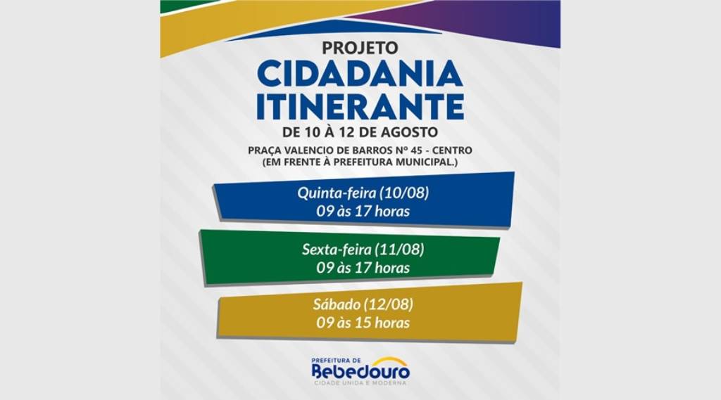 A Unidade Móvel Itinerante disponibilizará mais de 100 atendimentos gratuitos por dia