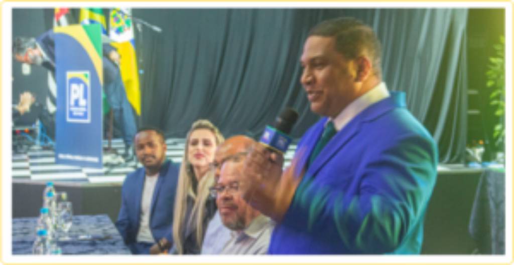 O novo presidente do PL de Louveira, Geílson Santos Flores, destacou em seu primeiro pronunciamento à frente do PL louveirense - Foto: Divulgação / PL-SP