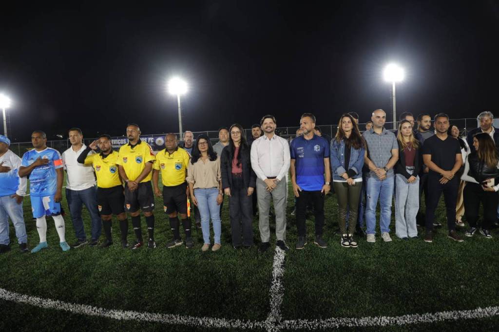 Deputado André do Prado participa da inauguração do Complexo Esportivo Rei Pelé em Itaquá - Foto: Divulgação do deputado