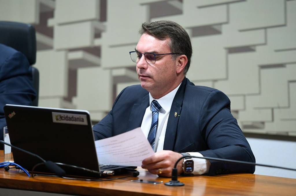 Senador Flávio Bolsonaro (PL-RJ) - Foto: Edilson Rodrigues/Agência Senado