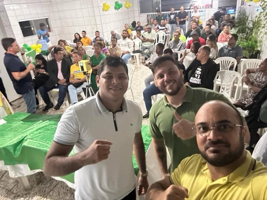 Alden, Roma, Diego e Alexandre marcam presença no 1º Encontro da Direita em Pirajá - Foto: Assessoria de Imprensa do Deputado