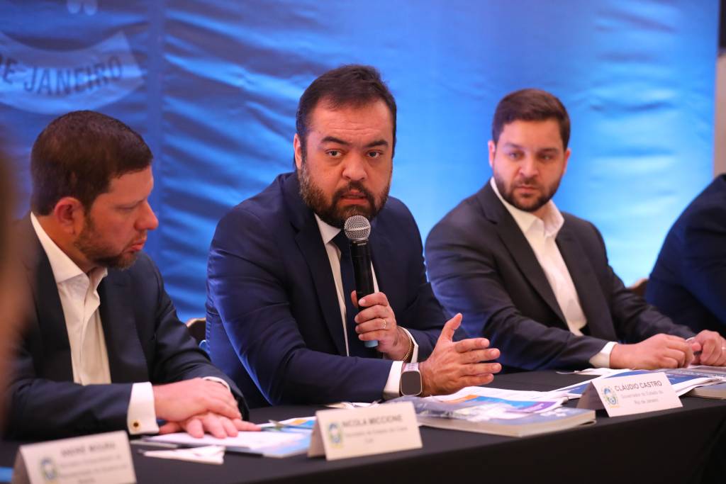 Governador Cláudio Castro (PL-RJ) se reúne com o time de secretários de Estado para discutir expectativas e metas para 2024. (Rafael Campos)