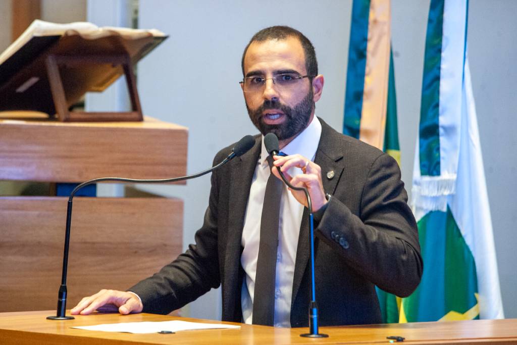 Deputado distrital Thiago Manzoni (Foto: Renan Lisboa/CLDF)