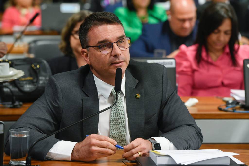 Senador Flávio Bolsonaro (Foto: Jeferson Rudy/Agência Senado)