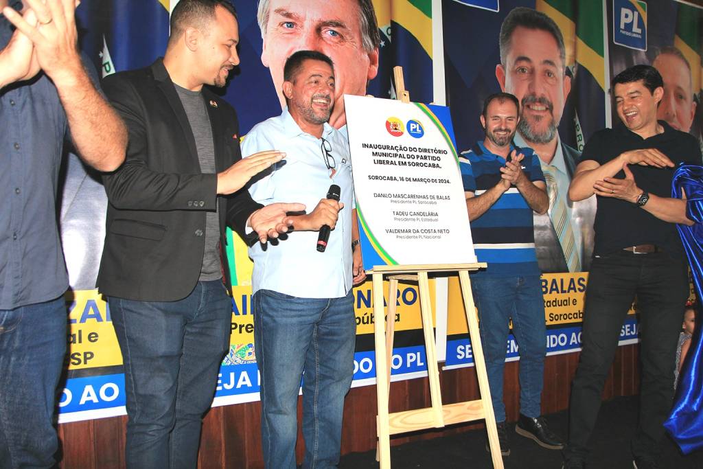Partido Liberal inaugura a sede Regional e dá posse ao novo Presidente Deputado Estadual Danilo Balas (PL-SP) - Foto: Divulgação/Assessoria de Imprensa