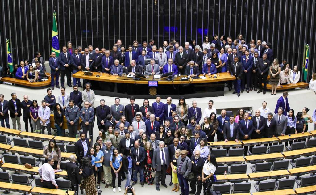 Câmara dos Deputados celebra com Sessão Solene os 6 anos do Conselho Federal dos Técnicos Industriais sob a presidência do deputado federal Giovani Cherini - Foto: Asessoria de Imprensa do Deputado