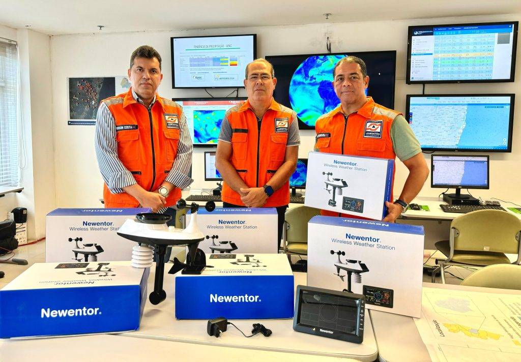 Prefeitura do Jaboatão entrega seis estações meteorológicas para a defesa civil do município – Foto: Divulgação/Site