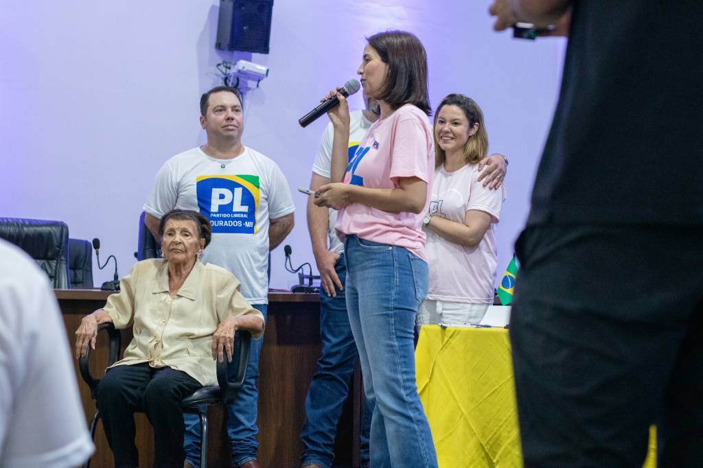 Bolsonarista centenária, Vó Zizi se filia ao PL em Dourados-MS - Foto: Divulgação