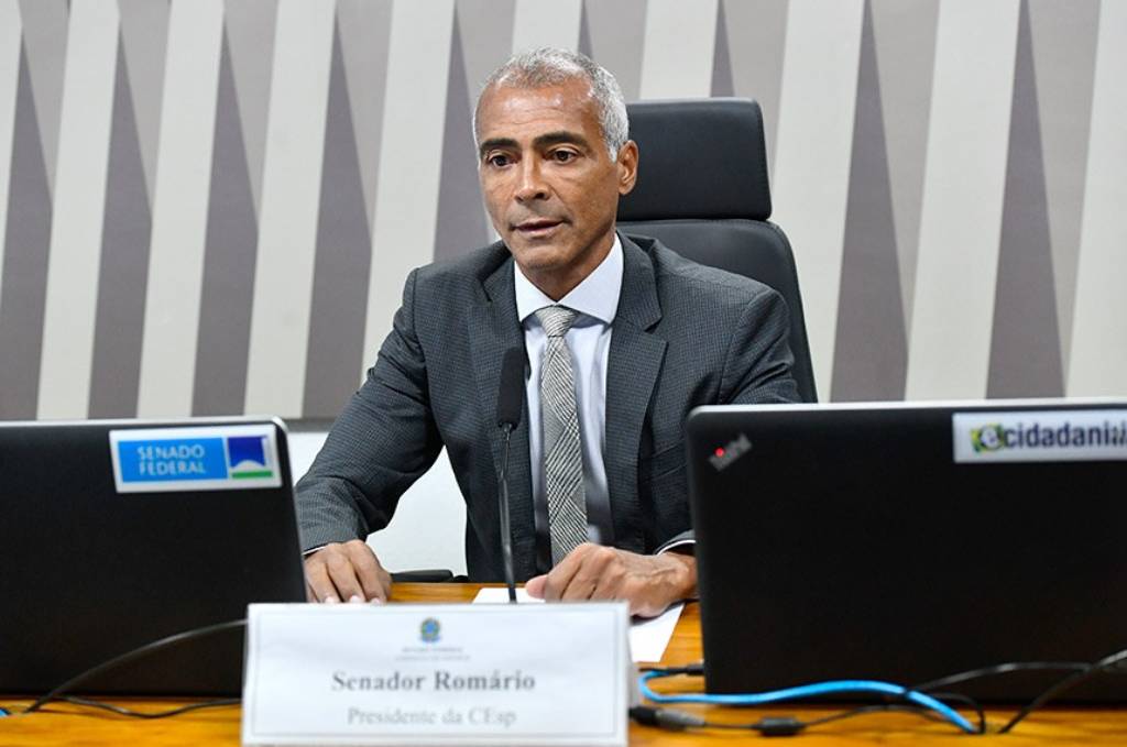 Romário (PL-RJ) é o autor do requerimento para a audiência pública – Foto: Geraldo Magela/Agência Senado
