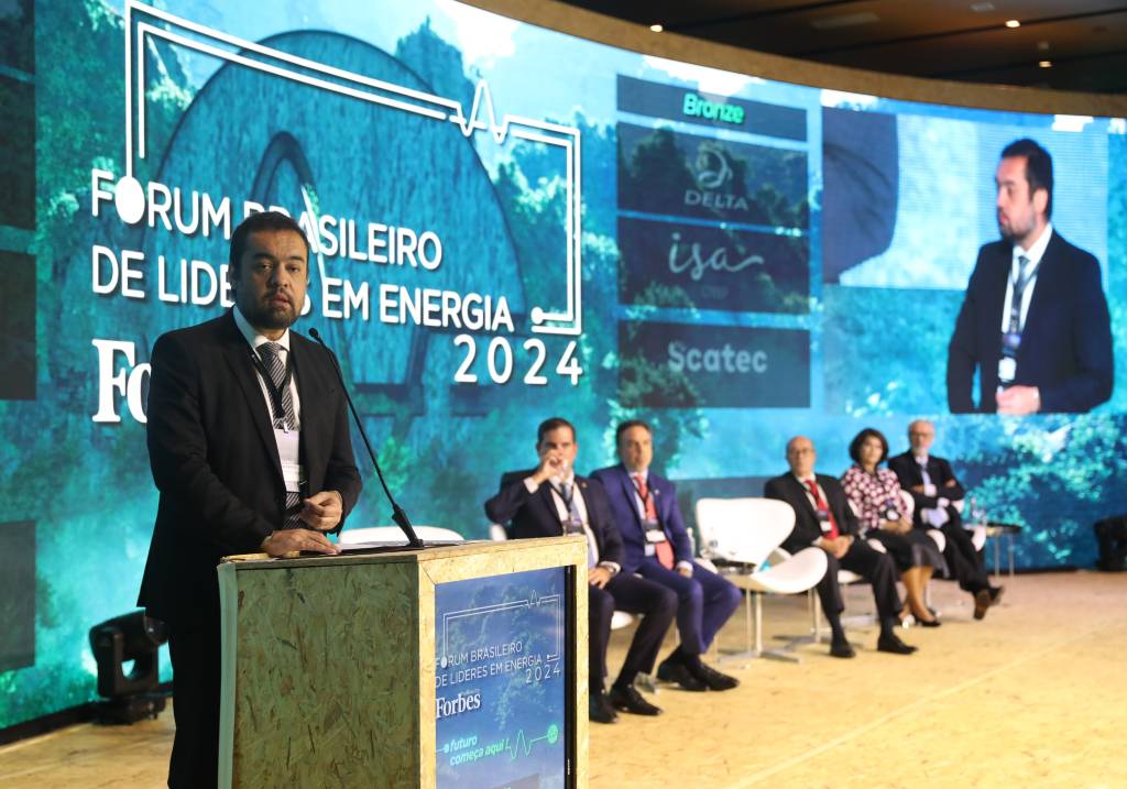 Governador Cláudio Castro (PL-RJ) durante abertura da segunda edição do Fórum Brasileiro de Líderes em Energia – Foto: (Rafael Campos)