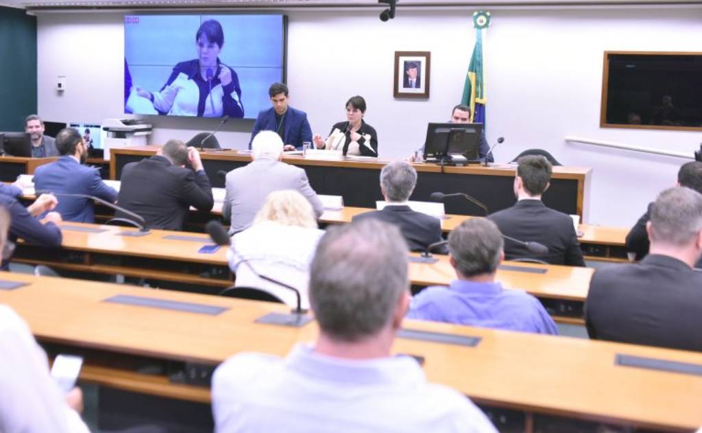 A deputada Coronel Fernanda (PL-MT) na Comissão de Agricultura – Foto: Zeca Ribeiro / Câmara dos Deputados