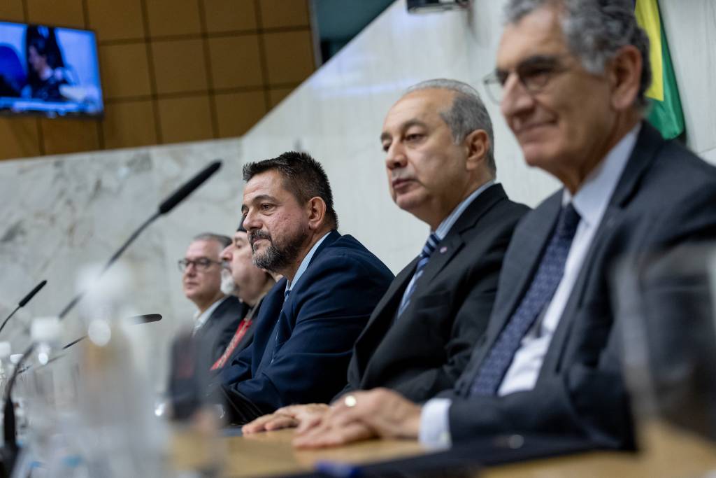 Deputado Agente Federal Danilo Balas (PL-SP) durante Sessão Solene em homenagem aos mártires armênios - Foto: Rodrigo Costa/Alesp