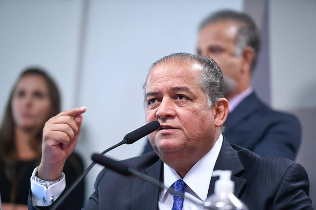 O senador Eduardo Gomes (PL-RO) relatou o texto proposto pelo senador Rodrigo Pacheco, presidente do Senado – Foto: Edilson Rodrigues/Agência Senado