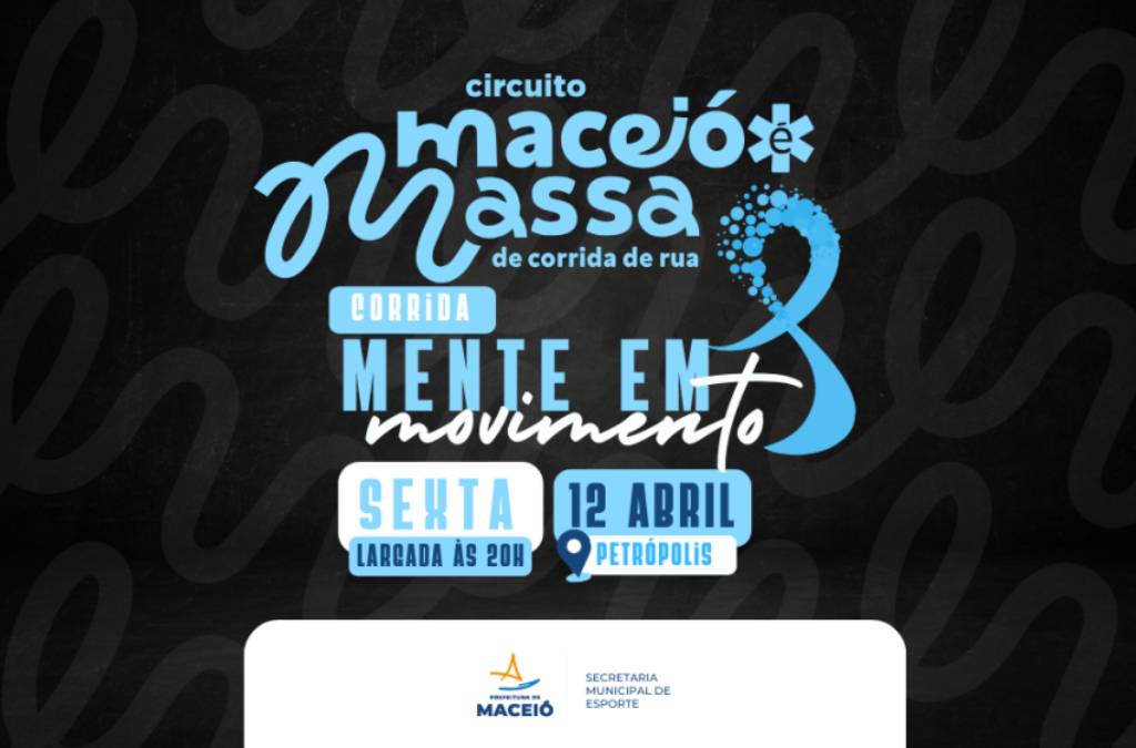 Segunda etapa do Circuito Maceió é Massa de Corrida de Rua será realizada na parte alta da cidade.