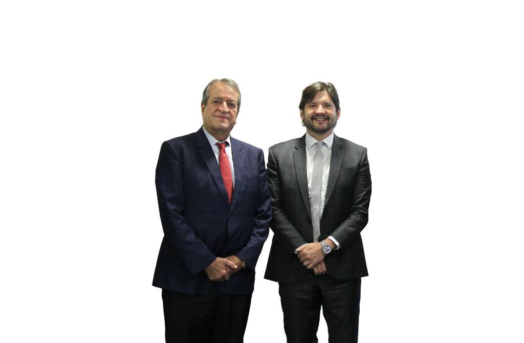 Presidente do Partido Liberal, Valdemar Costa Neto e o Presidente da Assembleia Legislativa de São Paulo, Deputado André do Prado (PL-SP) - Foto: Divulgação