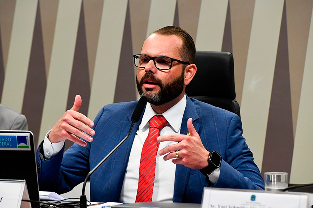Senador Jorge Seif (PL-SC) é o autor do requerimento para realização da audiência pública – Foto: Jefferson Rudy/Agência Senado