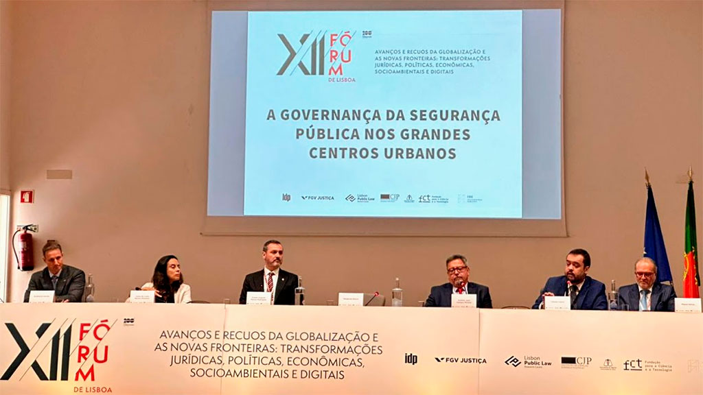 Governador Cláudio Castro participa de painel sobre segurança pública no XII Fórum de Lisboa. (Divulgação Gov RJ)