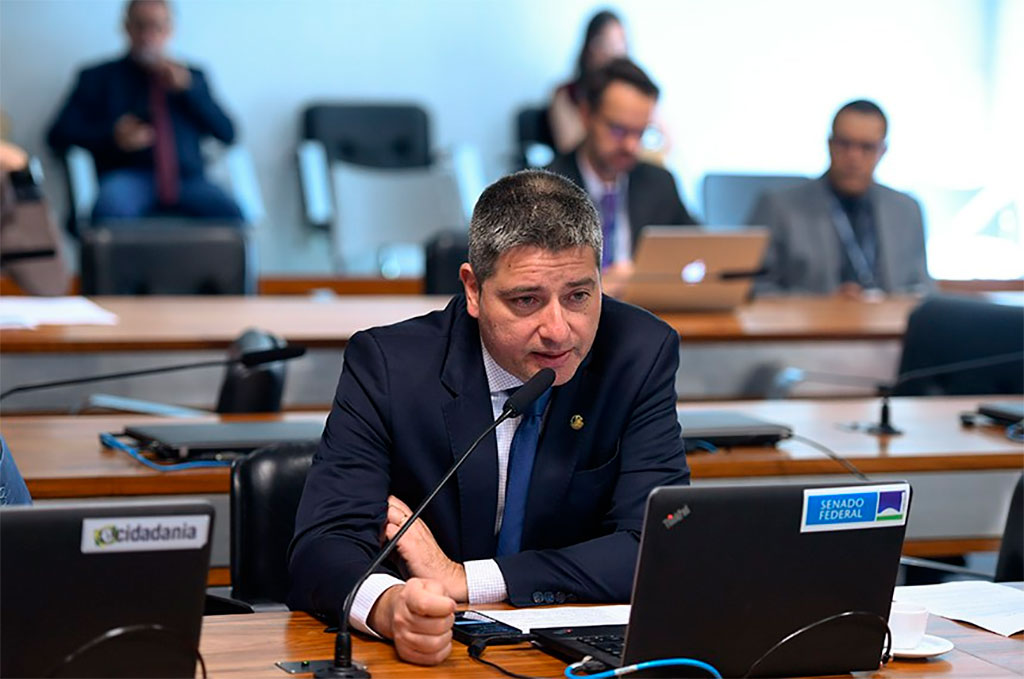 Senador Carlos Portinho (PL-RJ) foi o relator do projeto no âmbito da Comissão de Esporte do Senado (CEsp) – Foto:Edilson Rodrigues/Agência Senado