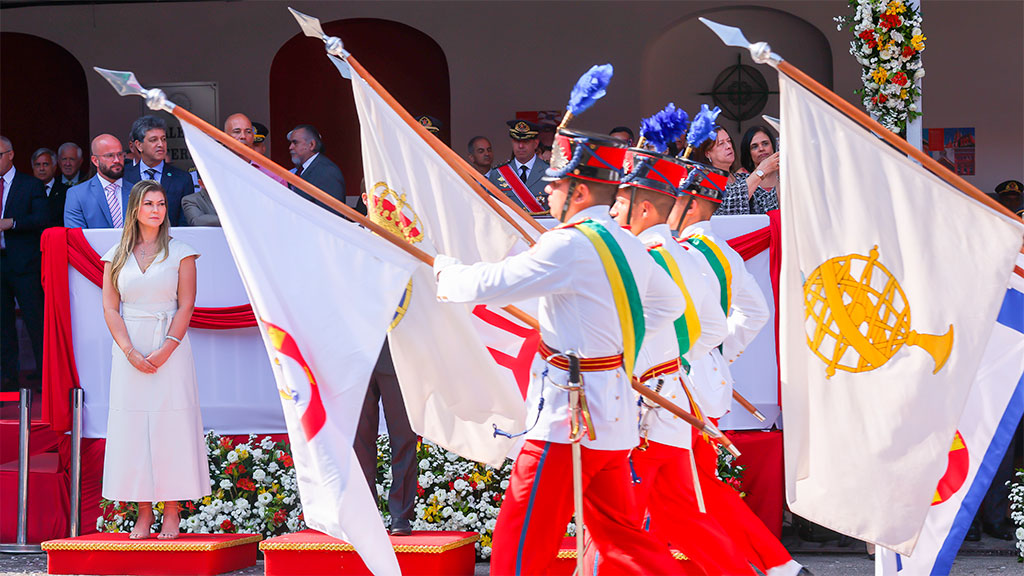 Solenidade de comemoração dos 168 anos do Corpo de Bombeiros. Imagem: Marcelo Regua.