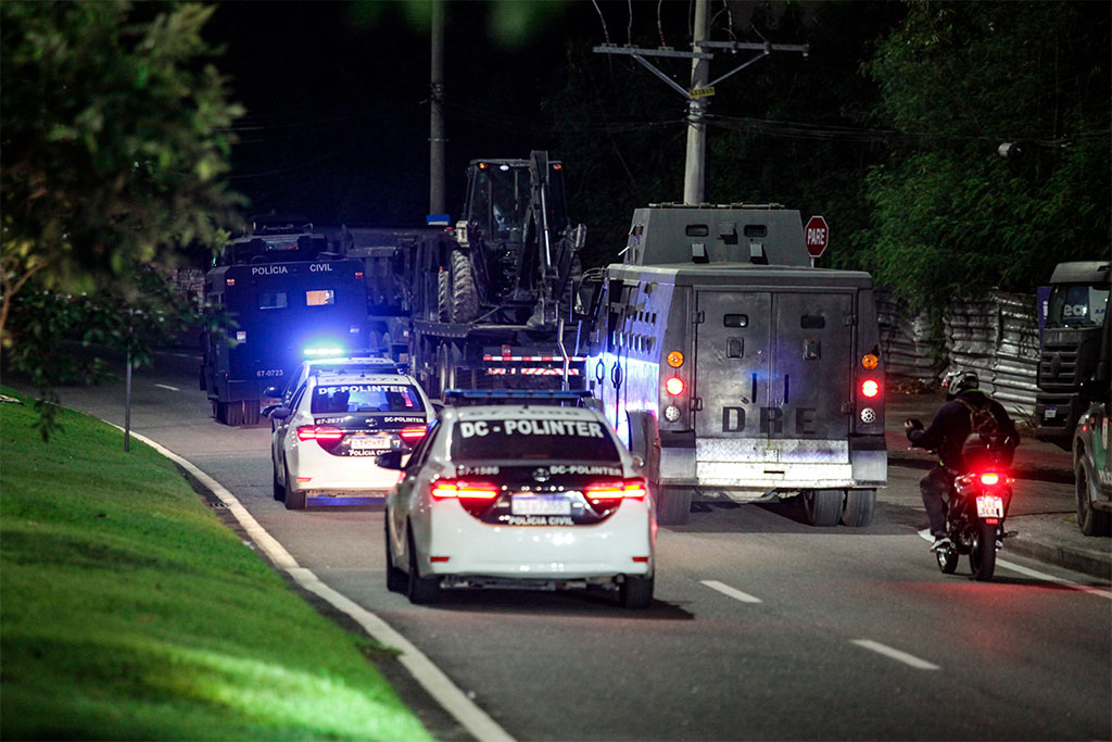 Ação Estruturada das Forças de Segurança na Zona Oeste. Foto: Ernesto Carriço