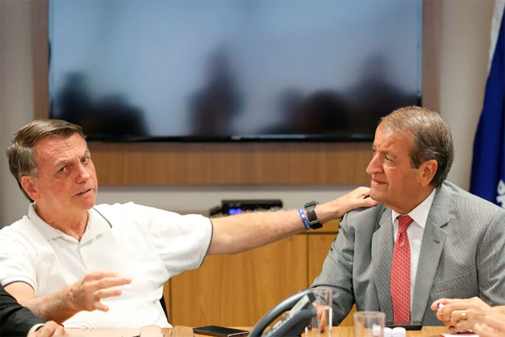 Bolsonaro e Valdemar Costa Neto Foto: PL/Beto Barata
