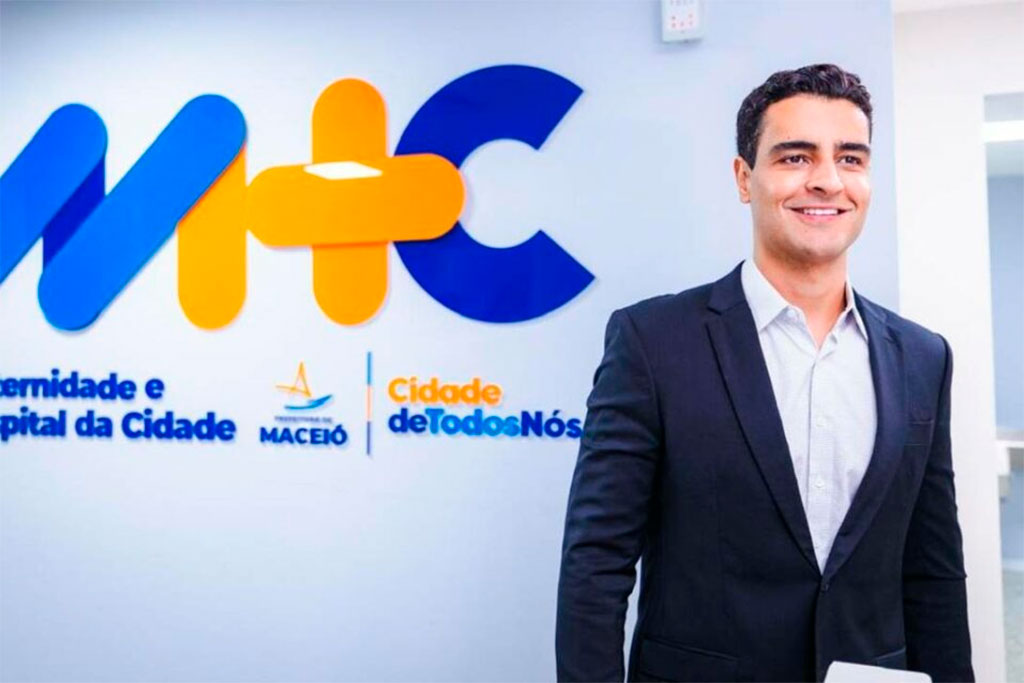 Prefeito JHC (PL-AL) exalta feito histórico de sua gestão a nova Maternidade de Maceió (Foto: Jonathan Lins)