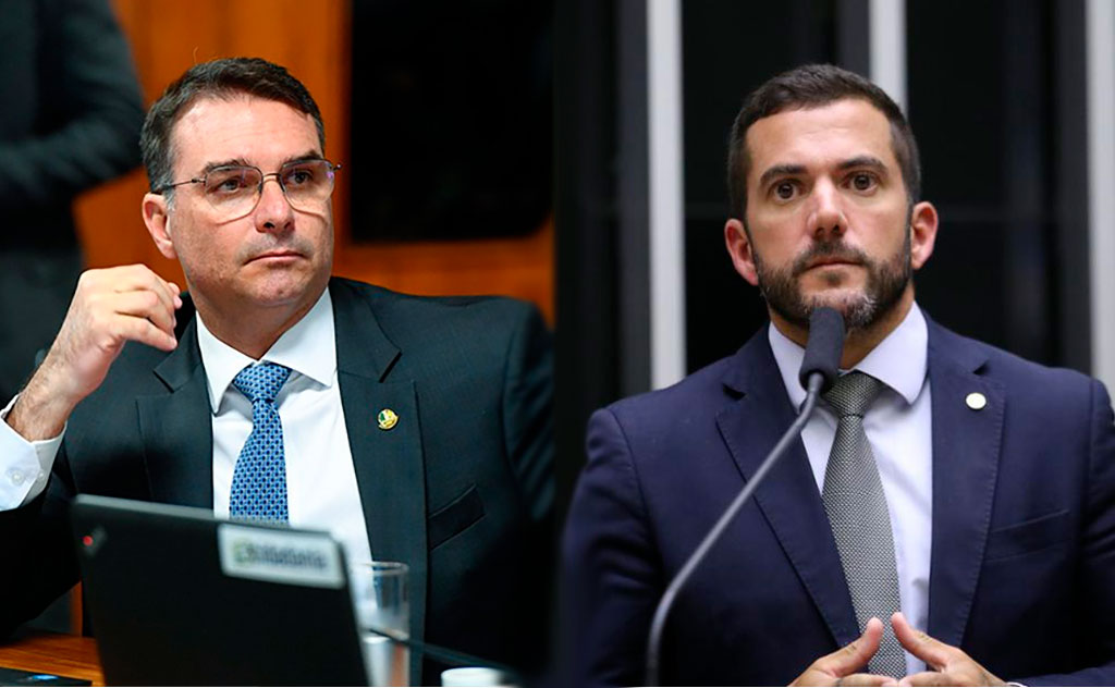 Senador Flávio Bolsonaro (PL-RJ) e Deputado Federal Carlos Jorrdy (PL-RJ) - Foto: divulgação/Agência Senado/Câmara de Notícias