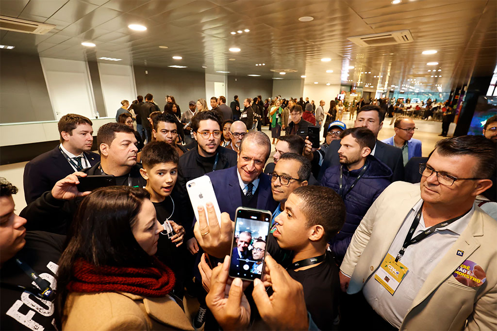 Presidente do PL, Valdemar Costa Neto no Evento da CPAC - Florianópolis - Foto: Alan Santos