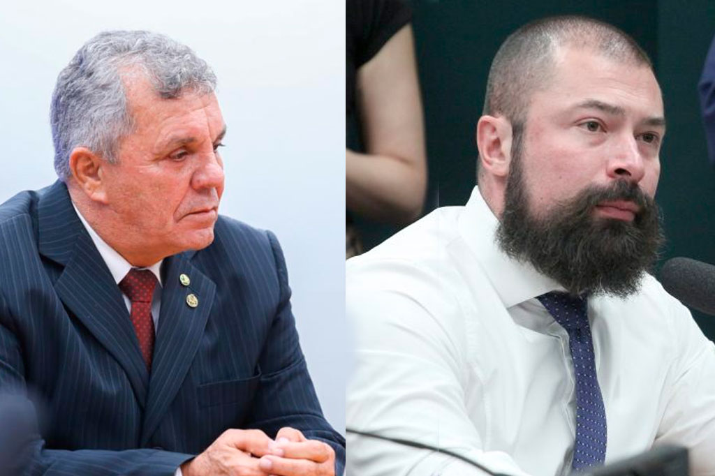 Autor do Projeto, deputado Alberto Fraga (PL-DF) e o relator deputado Delegado Paulo Bilynsky (PL-SP) - Foto: divulgação/Agência Câmara de Notícias