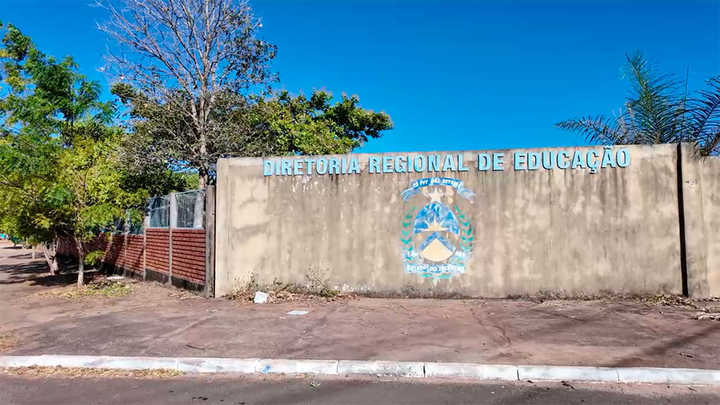 DRE Araguaína apresenta sinais de deterioração e desgaste em sua estrutura – Foto: Equipe de mídia do Gipão