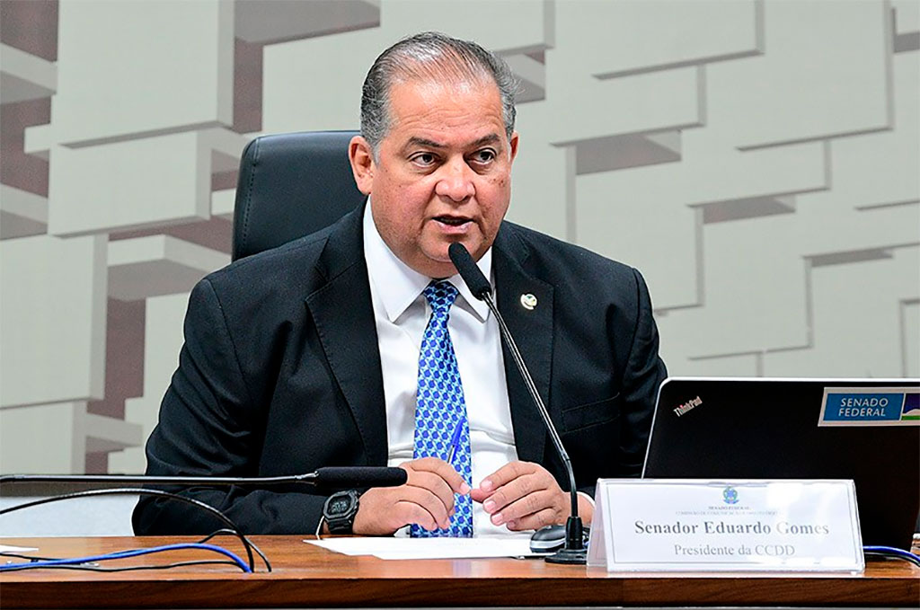 A Comissão de Comunicação e Direito Digital (CCDD) do Senado é presidida por Eduardo Gomes – Foto: Pedro França/Agência Senado