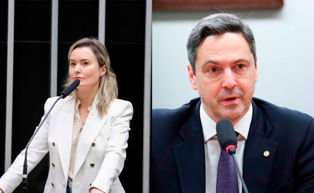 Deputada Federal Julia Zanata (PL-SC) e o Deputado Luiz Philippe de Orleans e Bragança (PL-SP) - Foto: divulgação/Agência Câmara de Notícias