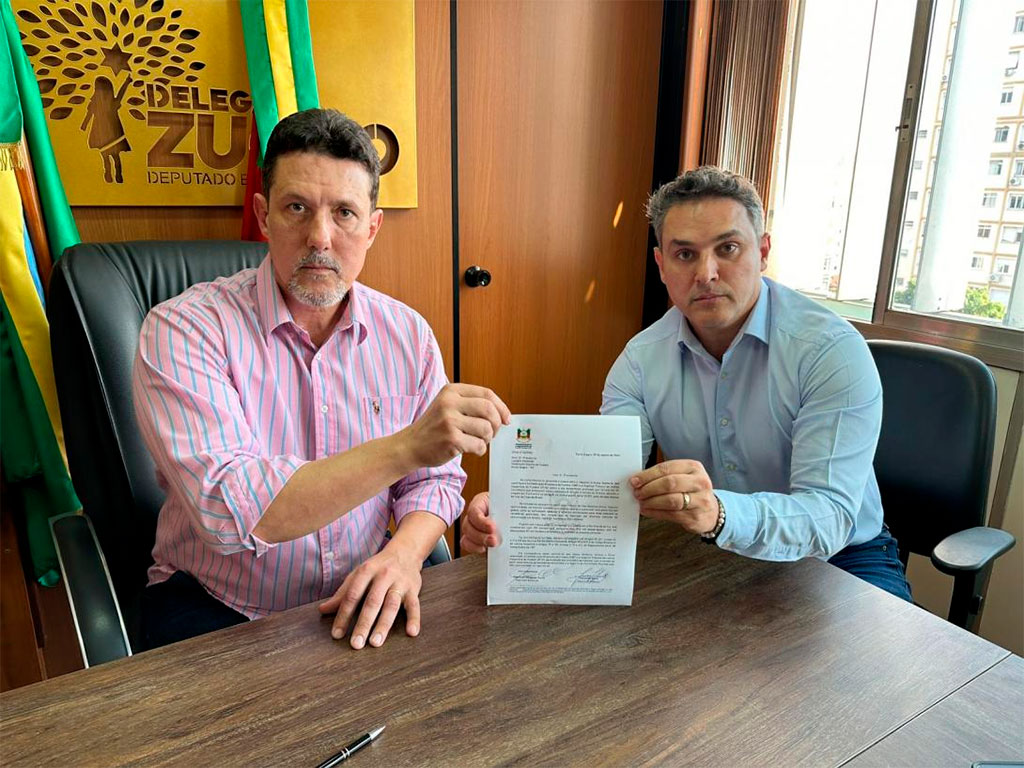 Delegado Zucco e deputado federal Zucco (PL-RS) cobram punição para ato contra os gaúchos em jogo de futebol - Foto: divulgação
